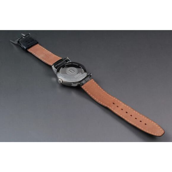 Fendi Watch 2100G DayDate 35mm Swiss Made Quartz W/ Black Leather Band & Battery - Picture 8 of 11